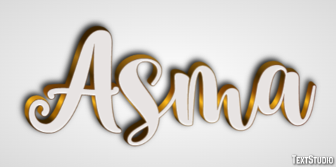 Asma Text Effect
