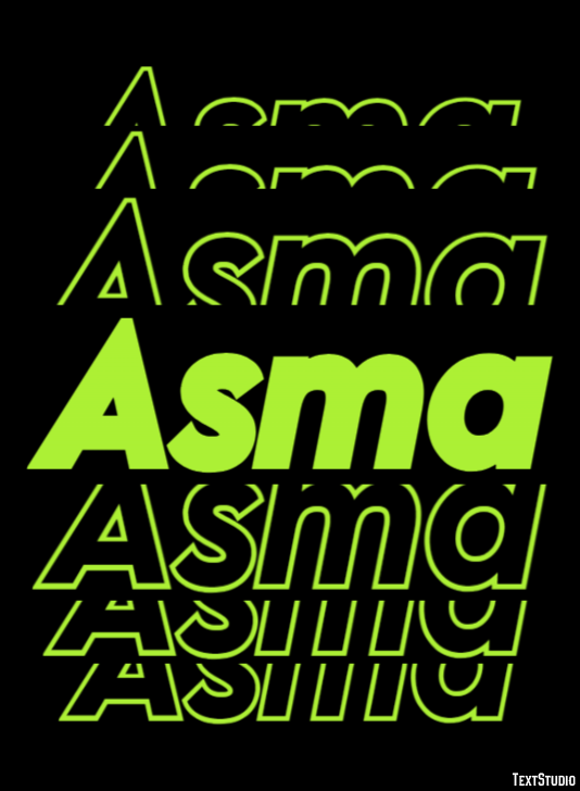Asma Text Effect