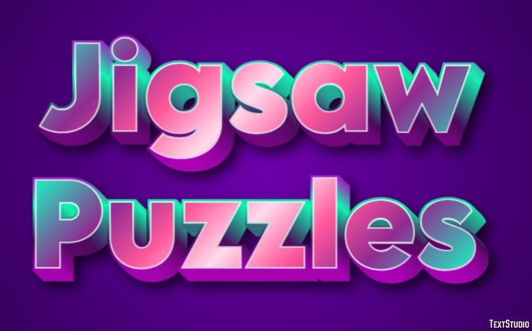 Jigsaw Puzzles Texteffekt