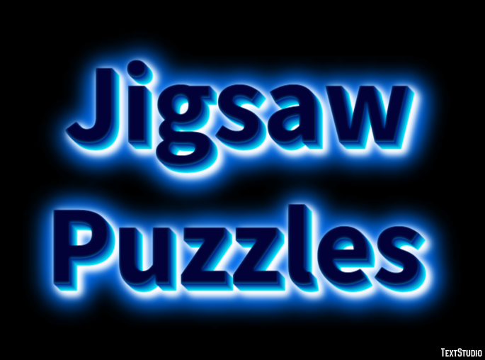 Jigsaw Puzzles テキスト効果