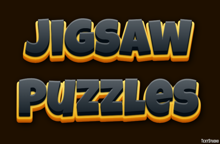 Jigsaw Puzzles Эффект текста