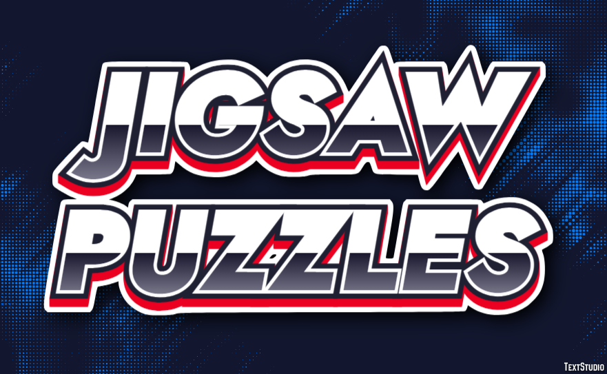 Jigsaw Puzzles テキスト効果