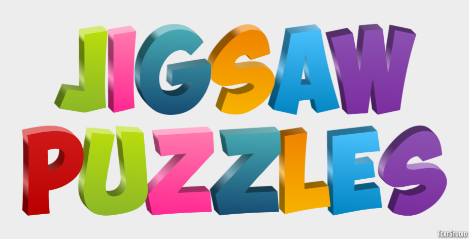 Jigsaw Puzzles Tekst Effect