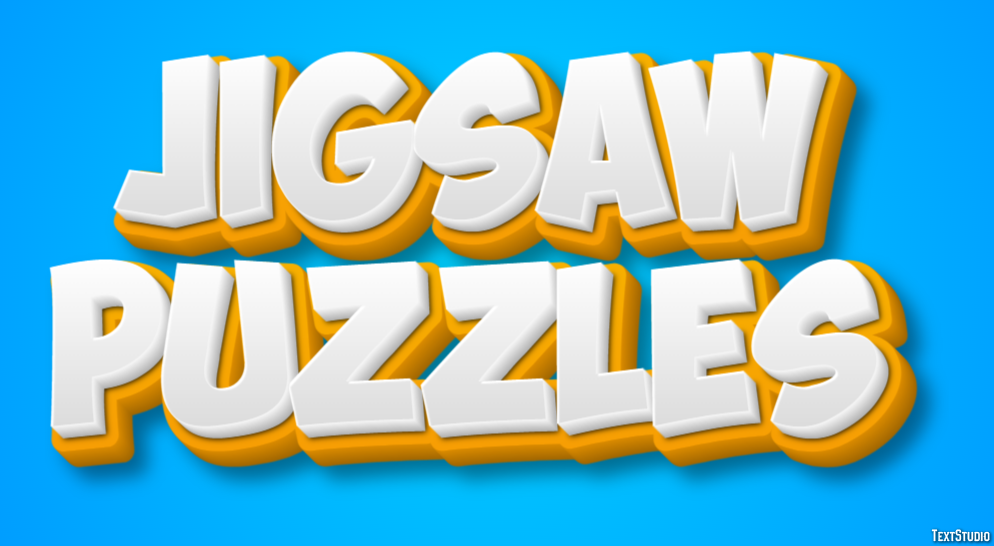 Jigsaw Puzzles Effet de Texte
