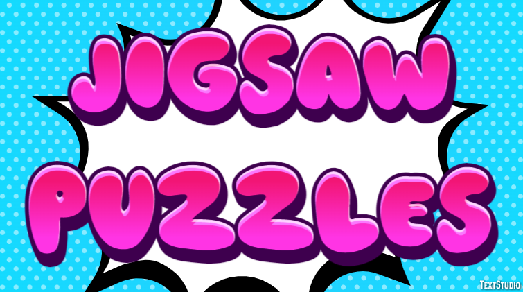 Jigsaw Puzzles テキスト効果