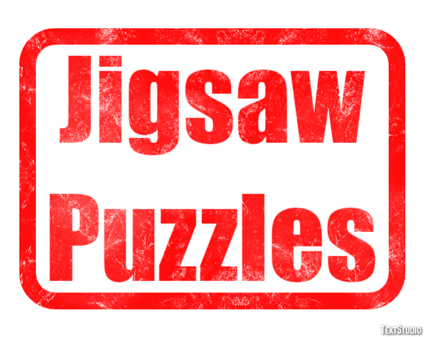 Jigsaw Puzzles テキスト効果