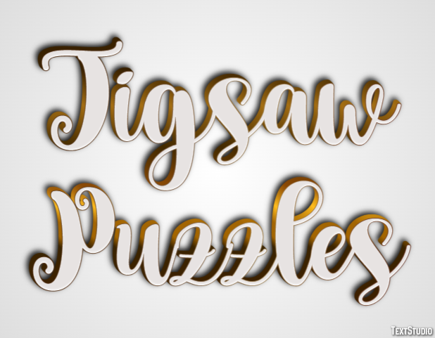 Jigsaw Puzzles Effetto testo