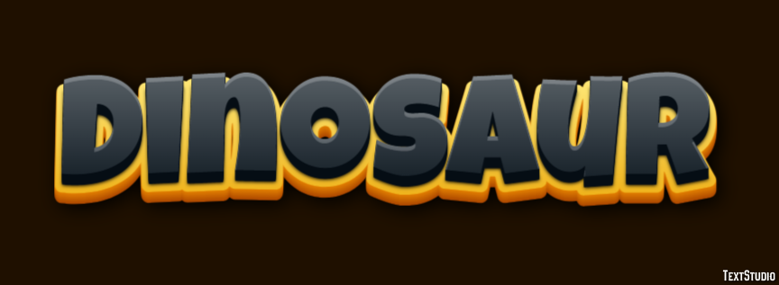 Dinosaur Text Effect