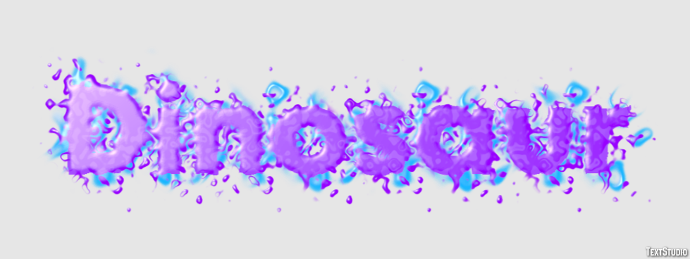 Dinosaur Text effect