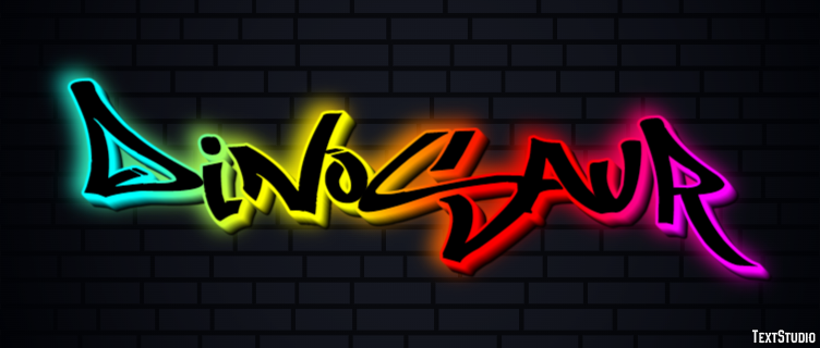 Dinosaur Text Effect