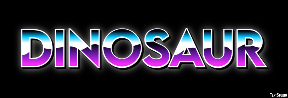 Dinosaur Text effect
