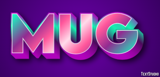 Mug Текстовый эффект
