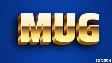 Mug Efecto de Texto