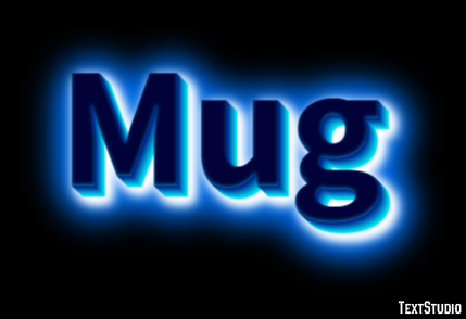 Mug Текстовый эффект