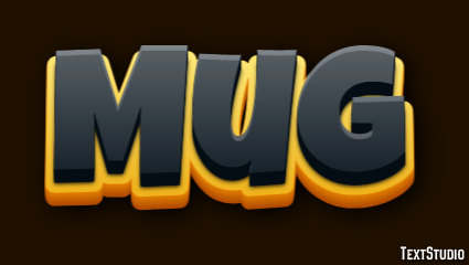 Mug Efecto de Texto