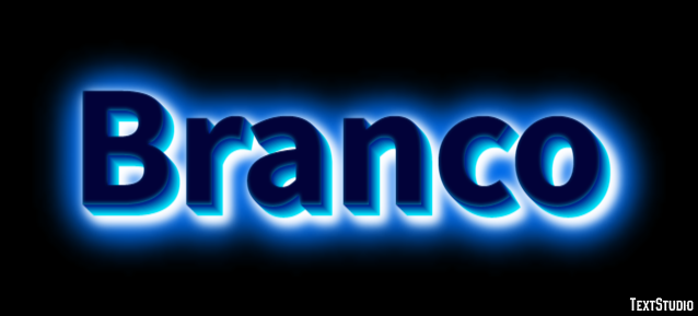 Branco Effetto testo