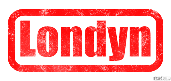 Londyn Efekt tekstowy