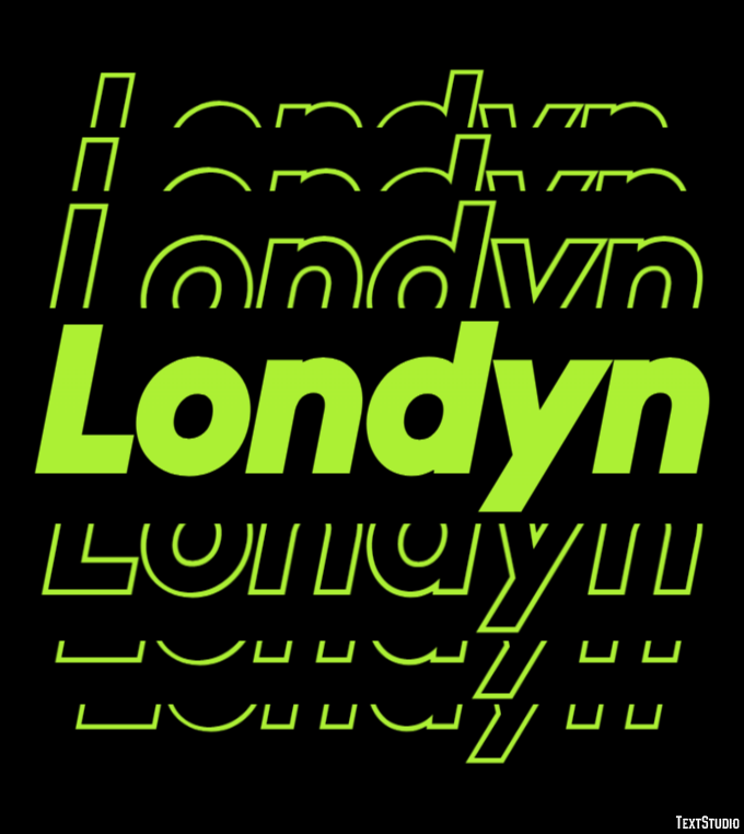 Londyn Efekt tekstowy
