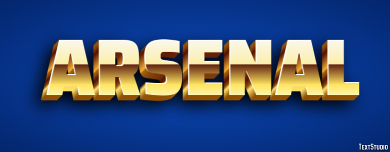 Arsenal Tekst Effect