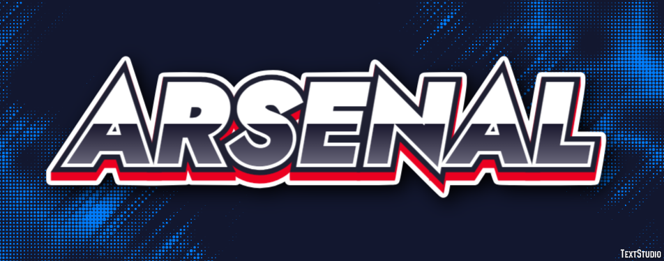 Arsenal Tekst Effect