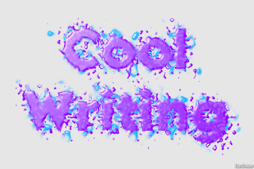 Cool Writing Efeito de texto