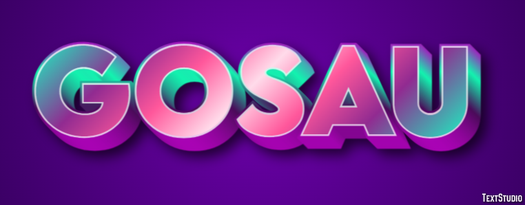 Gosau Texteffekt