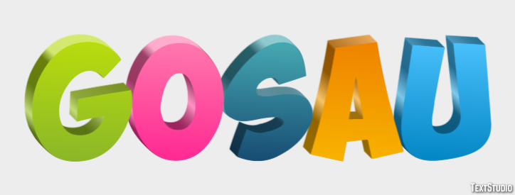 Gosau Texteffekt