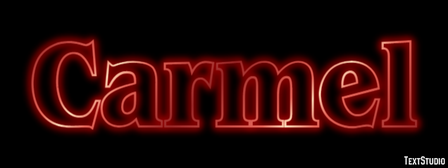 Carmel Text effect