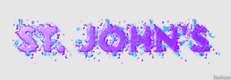 St. John's Tekst Effect