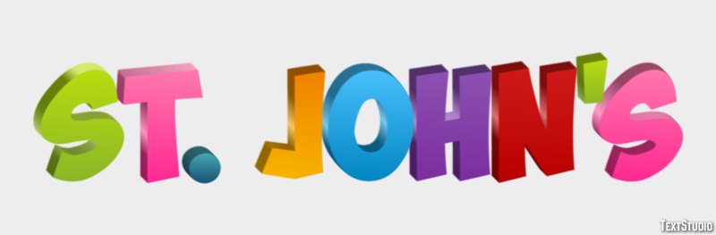St. John's Tekst Effect
