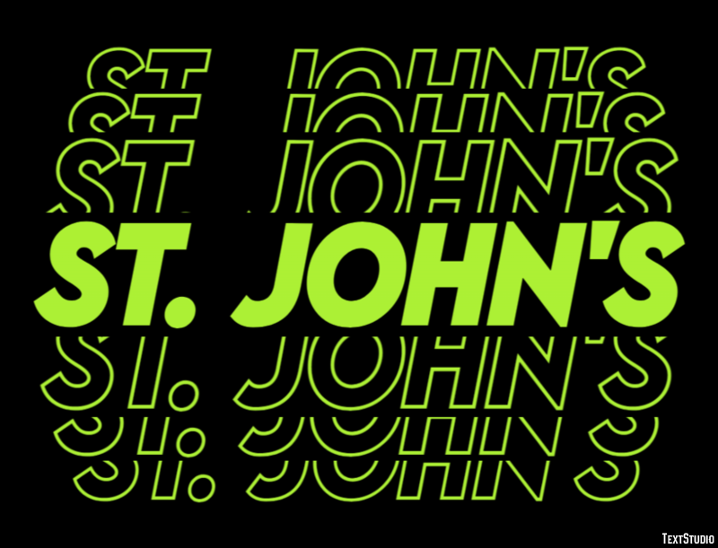St. John's Tekst Effect
