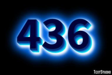 436 Text Effect