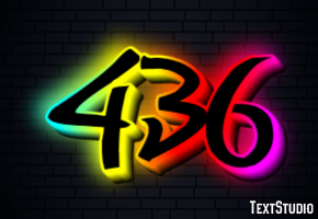 436 Text Effect