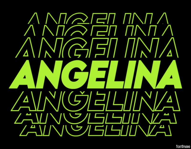 Angelina Efekt tekstowy