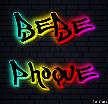 Bébé Phoque Texteffekt