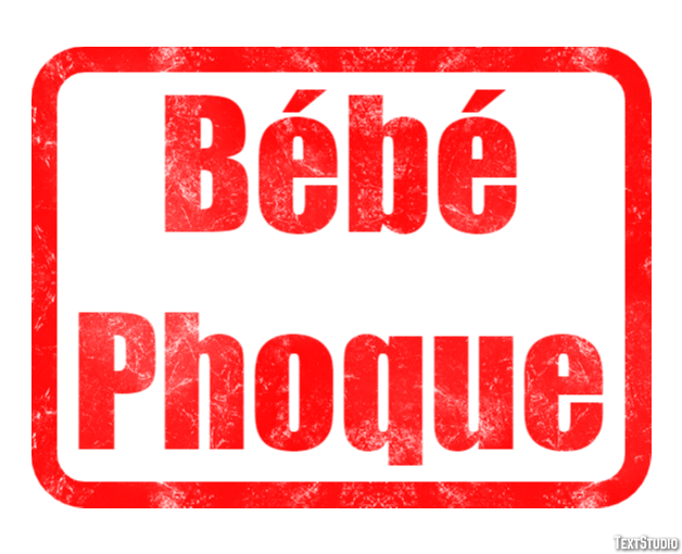 Bébé Phoque Texteffekt