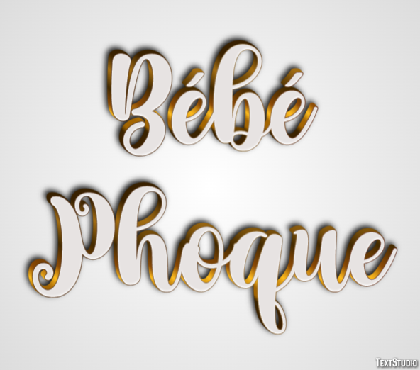 Bébé Phoque Texteffekt