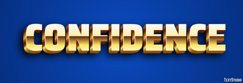 Confidence Text Effect