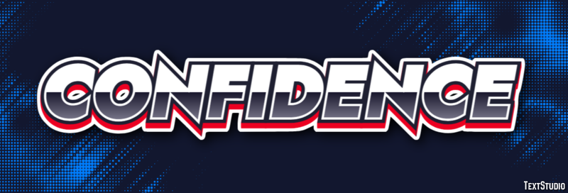 Confidence Text Effect