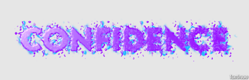 Confidence Texteffekt
