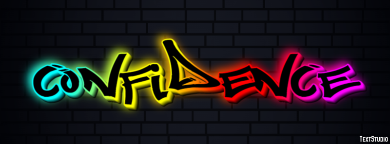 Confidence Text Effect