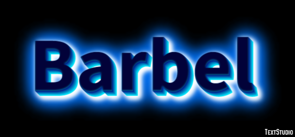 Barbel Text Effect