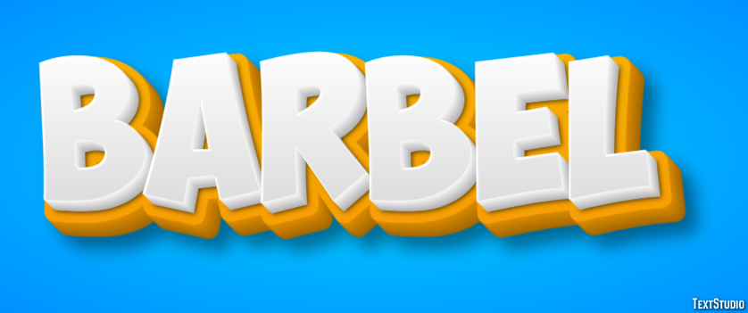 Barbel Texteffekt