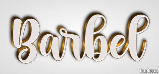 Barbel Text Effect