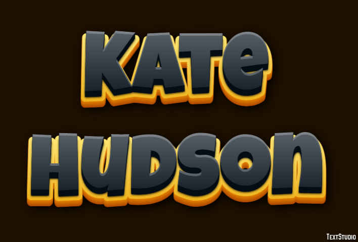 Kate Hudson Text Effect