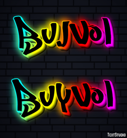 буйвол buyvol Текстовый эффект