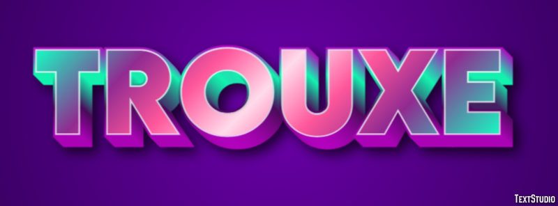 Trouxe Text Effect