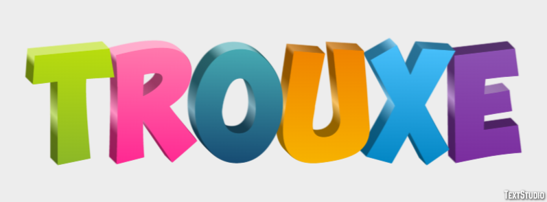 Trouxe Эффект текста