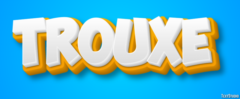 Trouxe Text Effect