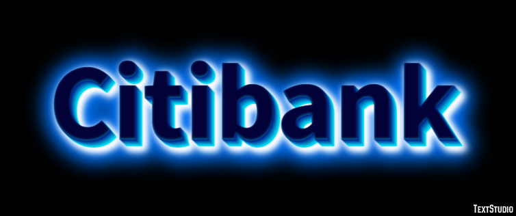 Citibank Tekst Effect